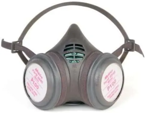 SK0377741-US20260702-105043-0 Moldex 8943 8000 Series Pre-Assembled Half Mask Respirator with P100 Filter Disk Large - Image 1