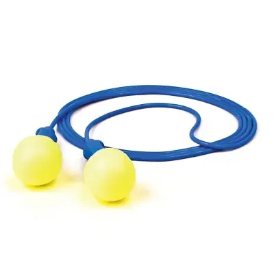 3M 7000052723 E-A-R Push-Ins Foam Earplugs Corded 200 Pairs