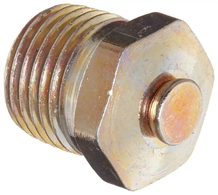 SK0377931-US20260702-105043-0 Alemite 47100 Pressure Relief Fitting Straight 45 - 80 psi Relief Pressure - Image 1