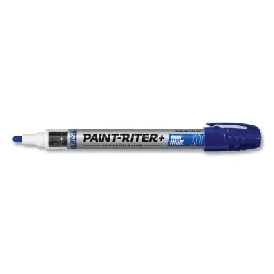 SK0377996-US20260702-105043-0 Markal 97254 Paint-Riter+ Rough Surface Liquid Paint Marker Blue 1/8 in Broad - Image 1