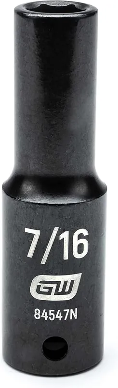 GearWrench 84547N 1/2 Drive Deep Impact SAE Socket 7/16 6 Point