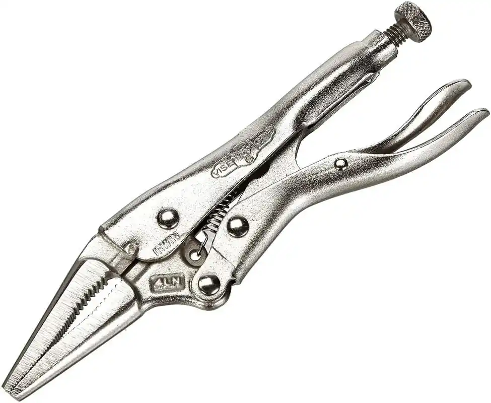 Irwin 1602L3 Vise-Grip Original Locking Pliers Long Nose 4 Inches Silver