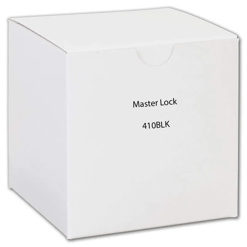 Master Lock 410BLK Zenex Thermoplastic Safety Lockout Padlock 1 1/2 X 1 3/4 1/4 Shackle