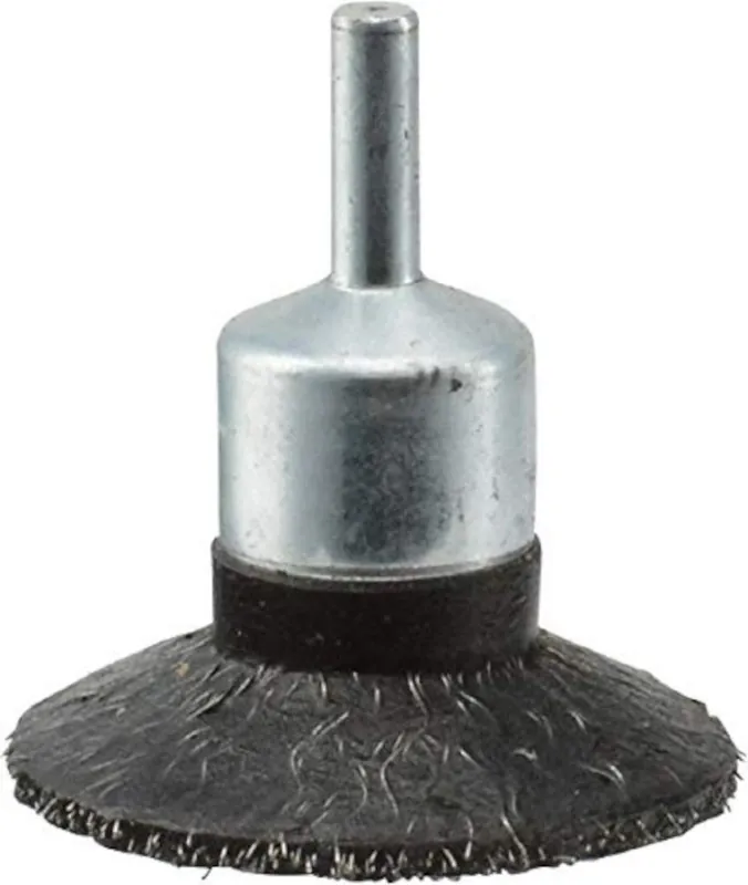 Weiler 35233 2 Inch Polyflex Encapsulated Circular Flared Crimped Wire End Brush 0104 Steel Fill Pack of 2