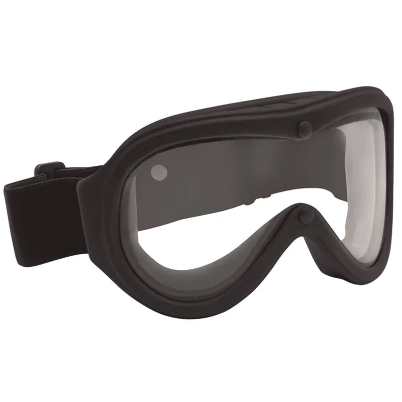 Bolle Safety 40102 Chronosoft Safety Goggles Clear Anti-Fog Black Frame