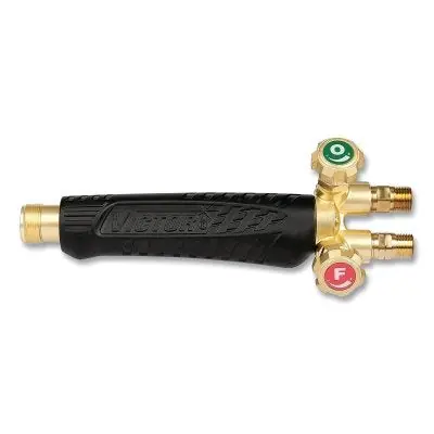 Victor 0382-0355 WH411 400 Series Heavy Duty Torch Handle for B Tank All Fuel Gas 9/16 in-18 Connection