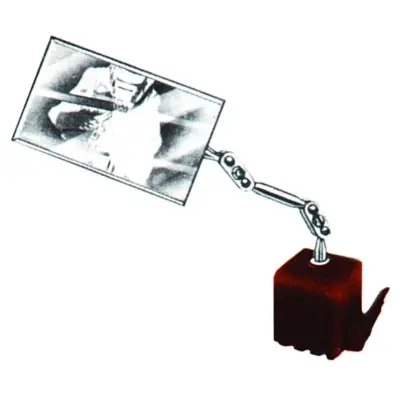 Ullman MX Heavy Duty Inspection Mirror 2-1/8 in x 3-1/2 in All-Angle Ball Joint Handle