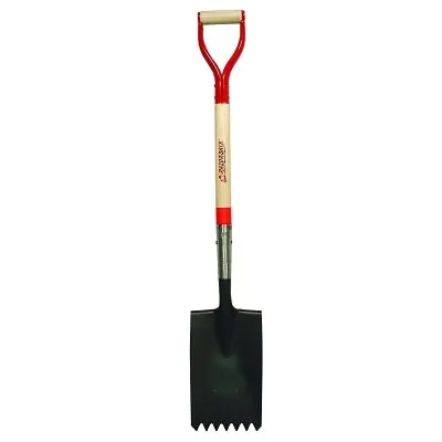Razor-Back 46142 Roofing Spades 12 x 7.375 Notched Blade 30 inches White Ash D-Grip