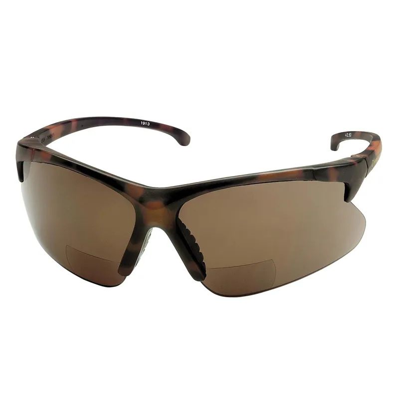 SK0378361-US20260702-105043-0 KleenGuard 19875 V60 30-06 Rx Readers Prescription Safety Glasses, Brown Polycarbonate Lens, +2.5 Diopter - Image 1