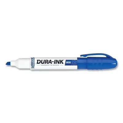 SK0378511-US20260702-105043-0 Markal 96530 Dura-Ink 55 Marker, Blue, 1/16 in to 3/16 in, Chisel - Image 1