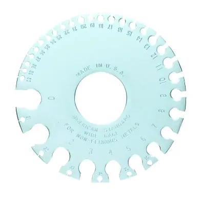 General Tools 20 Wire Gage 0-36 Satin Finish