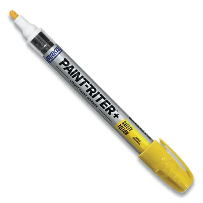 Markal 97271 Paint-Riter+ Safety Colors Paint Marker Yellow 1/8 in Tip