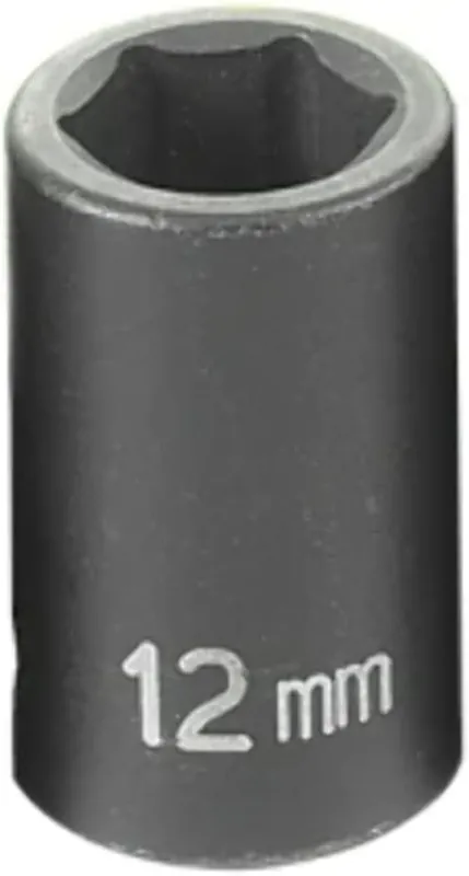 SK0378696-US20260702-105043-0 Grey Pneumatic 1012M 3/8 Drive x 12mm Standard Socket - Image 1