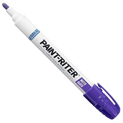 Markal 97407 Paint-Riter Water-Based Marker Purple 1/8 in Medium Tip (12 Markers)