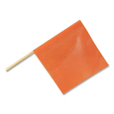 Cortina 03-229-3407 Heavy Duty Warning Flag with Wooden Dowel (18 in x 30 in) Replacement MPN