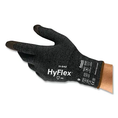Ansell 11542090 11-542 Industrial Cut Resistant Gloves Size 9 Black