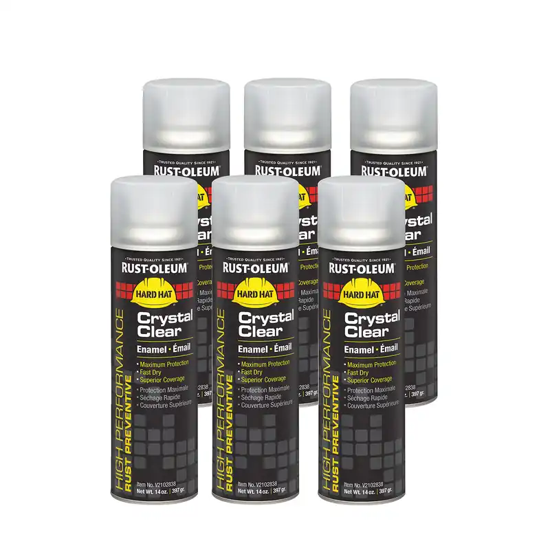 SK0379254-US20260702-105043-0 Rust-Oleum V2102838 High Performance V2100 System Rust Preventive Enamel Spray Paint 15 oz 6-Pack - Image 1