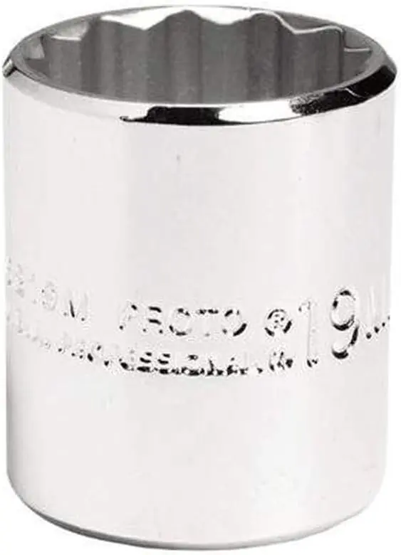 SK0379556-US20260702-105043-0 Proto J5219M 3/8 Drive Socket 19mm 12 Point - Image 1
