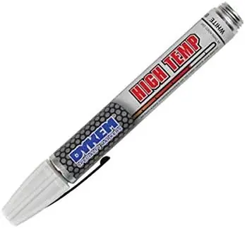 SK0379661-US20260702-105043-0 Dykem 44219 High Temp 44 White Medium Tip Markers - Image 1