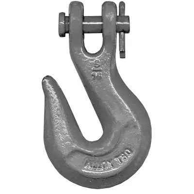SK0379835-US20260702-105043-0 CM Columbus McKinnon M804A Clevis Grab Hooks 1/4 Inch 3500 lb Grade 80 Orange - Image 1