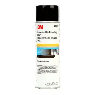 3M 7100166585 Rubberized Undercoating Black 19.7 oz Aerosol Can