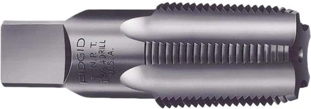 Ridgid 35825 Pipe Tap Right Hand Taper 3/8 Inch 18 TPI NPT