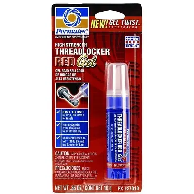 SK0379958-US20260702-105043-0 Permatex 27010 High Strength Red Threadlocker 10 mL 1 in Thread - Image 1