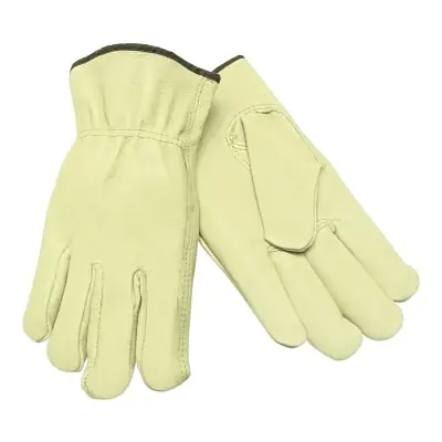 SK0379990-US20260702-105043-0 MCR Safety 3400S Pigskin Drivers Gloves Economy Grain Pigskin Small - Image 1