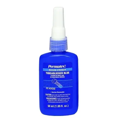 SK0380030-US20260702-105043-0 Permatex 24250 Medium Strength Blue Threadlocker 50 mL Bottle - Image 1