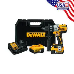 SK0380067-US20260702-105043-0 DeWalt DCD996P2 20V MAX XR Brushless Cordless 3-Speed 1/2 in. Hammer Drill/Driver Kit (5.0 Ah) - Image 1