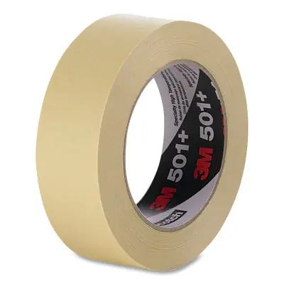 3M 7100067847 501+ Specialty High Temperature Masking Tape 100mm x 55m Tan