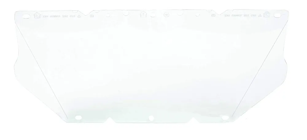 SK0380093-US20260702-105043-0 MSA 10115837 V-Gard Visor General Purpose Polycarbonate Clear 8x17x0.04 - Image 1