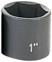 Grey Pneumatic 1032R Socket 3/8 Inch Drive 1 Inch Size Hex 6-Point Standard Length