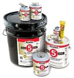 RectorSeal 25551 No. 5 Pipe Thread Sealant, 1/2 Pint Can, Yellow