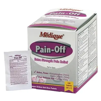 Medique 22833 Pain-Off Pain Reliever 50 per Box