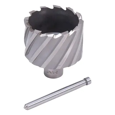 Evolution CC812 Cyclone HSS Premium Grade Annular Cutter 13/16 inch x 1 inch Depth with 3/4 inch Weldon Shank Includes Pilot Pin