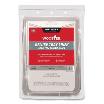 Wooster 0BR4960110 Deluxe Metal Roller Tray with Clear PET Liners 1 qt