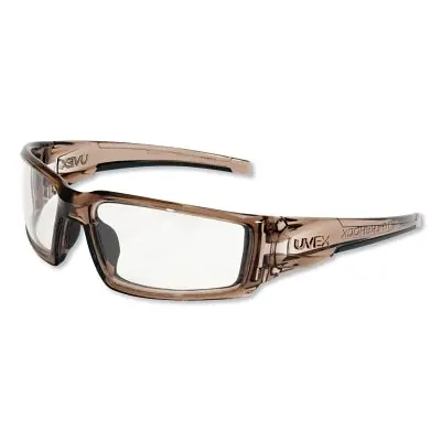 SK0380729-US20260702-105043-0 Honeywell S2960HS Hypershock Safety Eyewear, Smoke Brown Frame, Clear Lens - Image 1