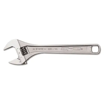 Channellock 810W Bulk Adjustable Wrench Chrome 10 inches