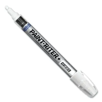 Markal 96880 Paint-Riter+ Certified Liquid Paint Marker White 1/8 in Tip Medium