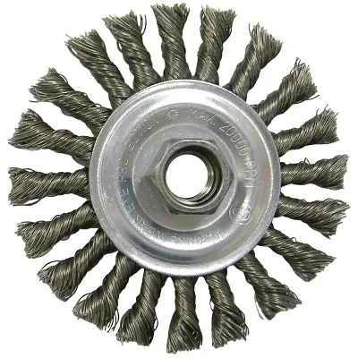 Weiler 36255 Vortec Pro Knot Wire Wheel 4 in Carbon Steel 5 Pack