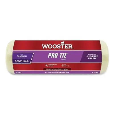 Wooster 00R2650090 Pro Tiz Foam Roller Covers 9 inch 3/16 inch Nap Length