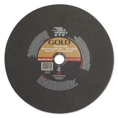 Carborundum 5539507086 Cut-Off Wheel Long Life 14 in Diameter 1 in Arbor 3-32 in Thick 36 Grit Aluminum Oxide