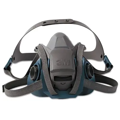 3M 7000128239 Rugged Comfort Quick Latch Half Facepiece Reusable Respirator Medium
