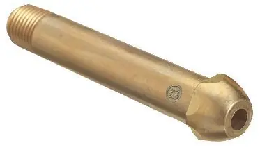 SK0381129-US20260702-105043-0 Western Enterprises 63 Nipple CGA540 X 1/4 NPT Brass Connector - Image 1