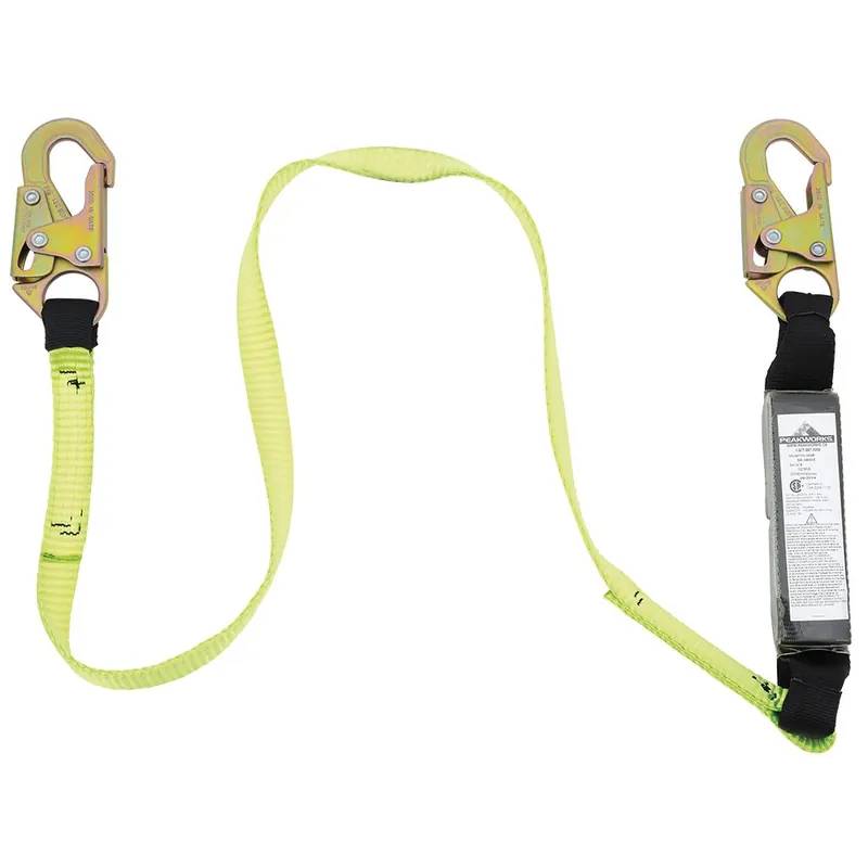 SK0381132-US20260702-105043-0 Peakworks V8104304 Shock Absorbing Lanyard 310 lb Capacity 4 ft - Image 1