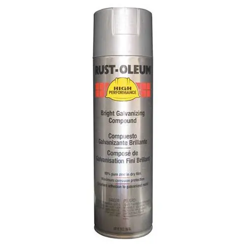 SK0381134-US20260702-105043-0 Rust-Oleum V2117838 High Performance V2100 System Bright Galvanizing Compound Aerosol 20 oz Can - Lot of 6 - Image 1