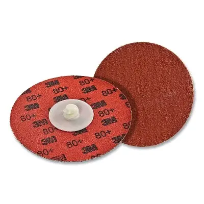 3M 7100001473 Cubitron II Roloc Durable Edge Disc 984F, Ceramic Aluminum Oxide, 2 inches dia, 80 Grit