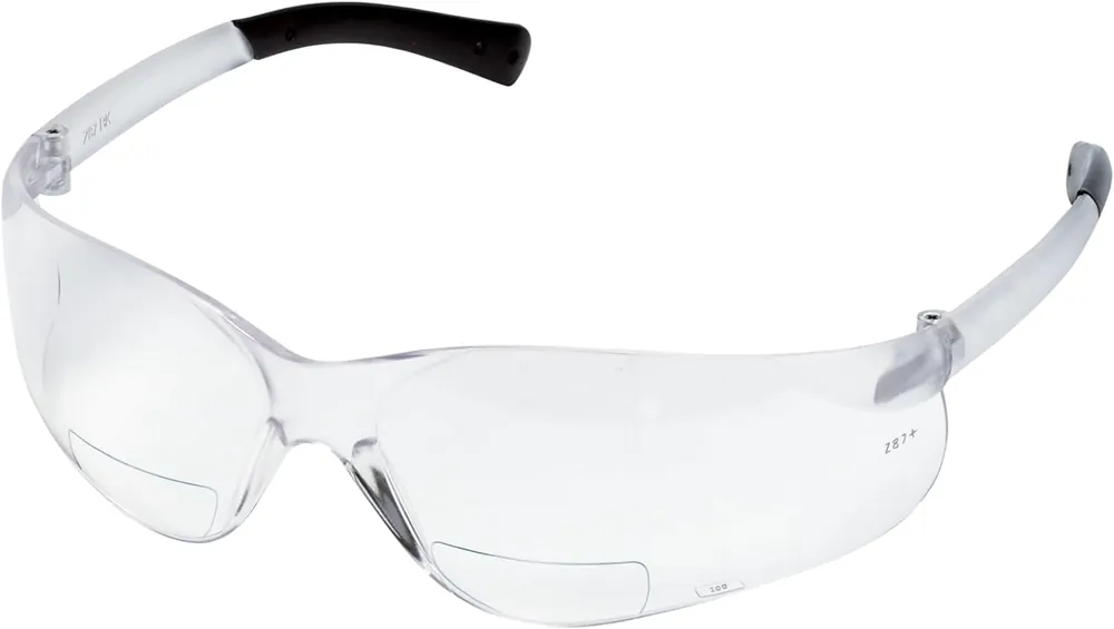 SK0381444-US20260702-105043-0 MCR Safety BKH25 Bearkat Magnifier Polycarbonate Safety Glasses 2.5 Diopter - Image 1