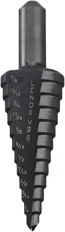 Lenox 30908VB8 Vari-Bit Step Drill Bit 3/16-7/8 inches 12 Steps